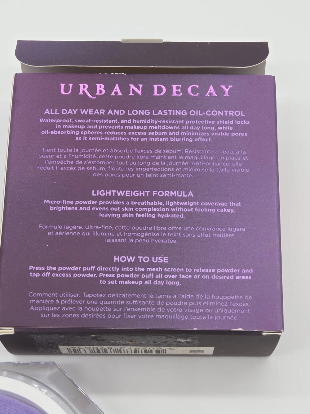 Urban Decay All Nighter Translucent Loose Setting Powder & Puff